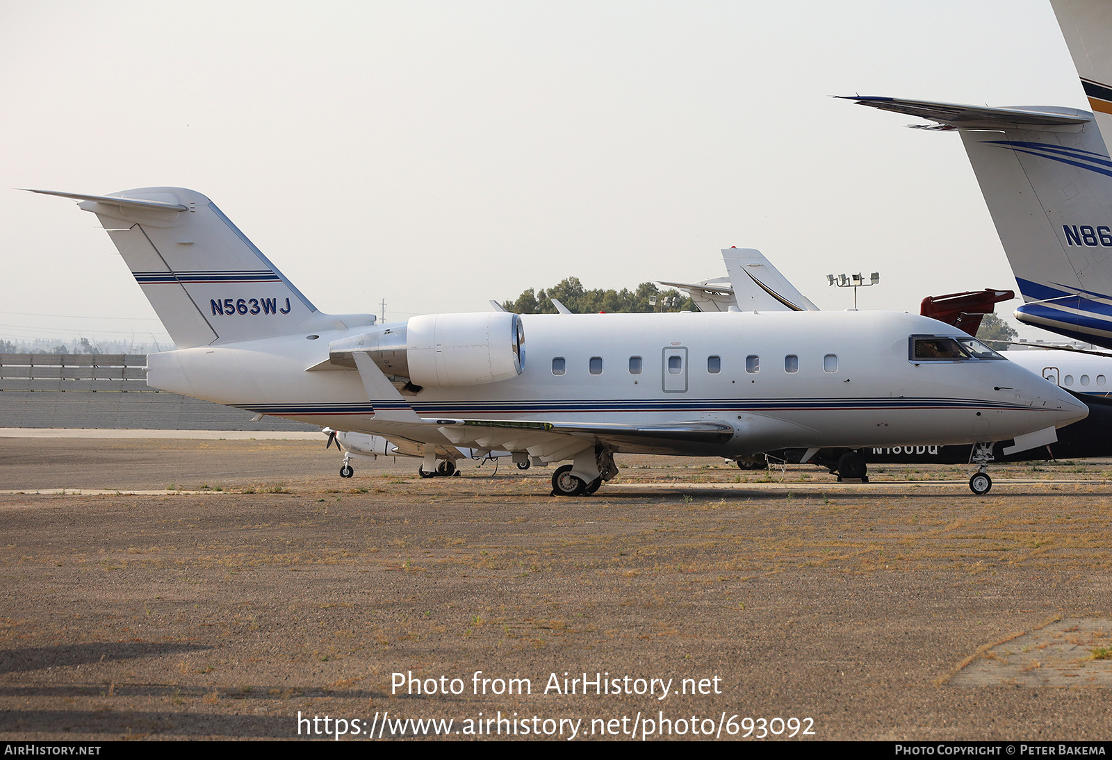 Aircraft Photo of N563WJ | Canadair Challenger 601-3R (CL-600-2B16 ...