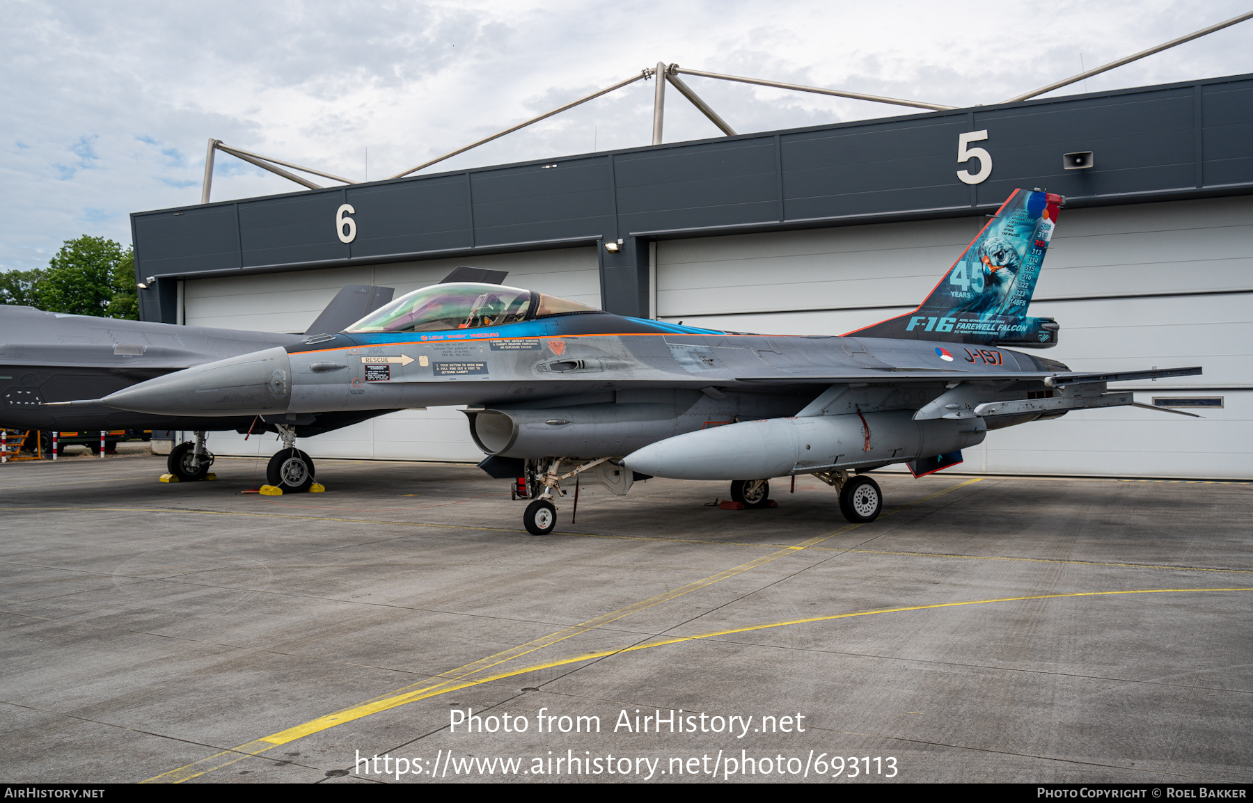 Aircraft Photo of J-197 | General Dynamics F-16AM Fighting Falcon | Netherlands - Air Force | AirHistory.net #693113