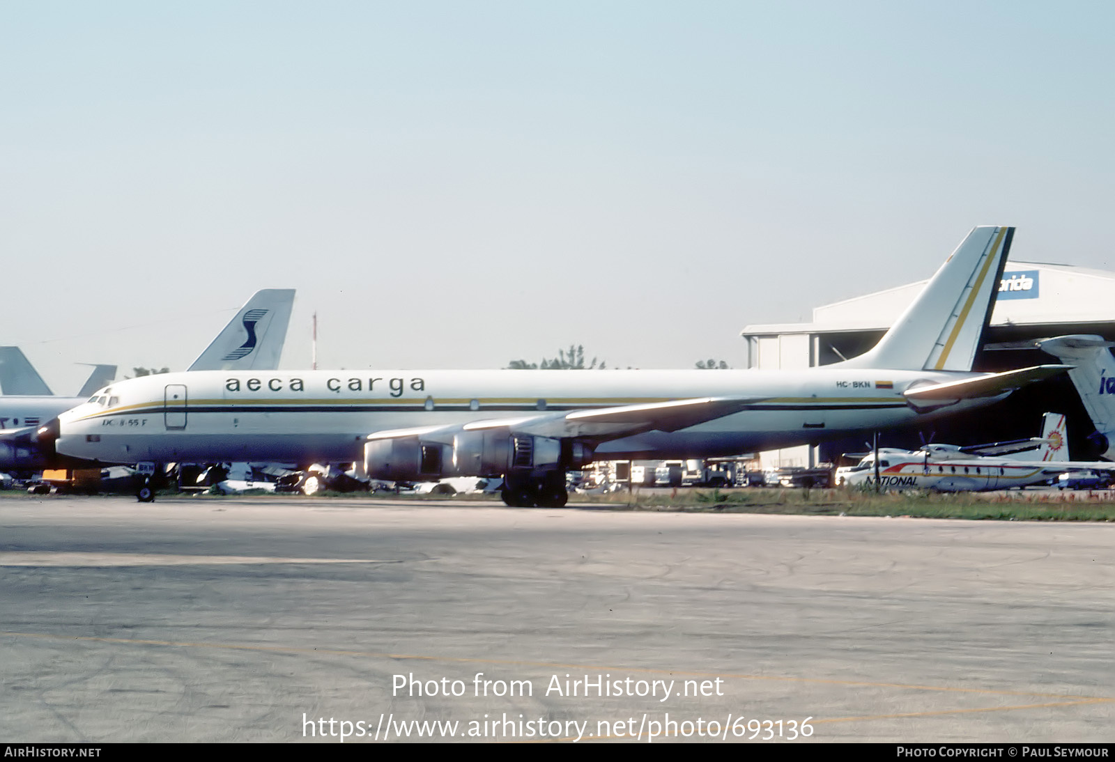 Aircraft Photo of HC-BKN | Douglas DC-8-55F | AECA Carga - Aeroservicios Ecuatorianos | AirHistory.net #693136