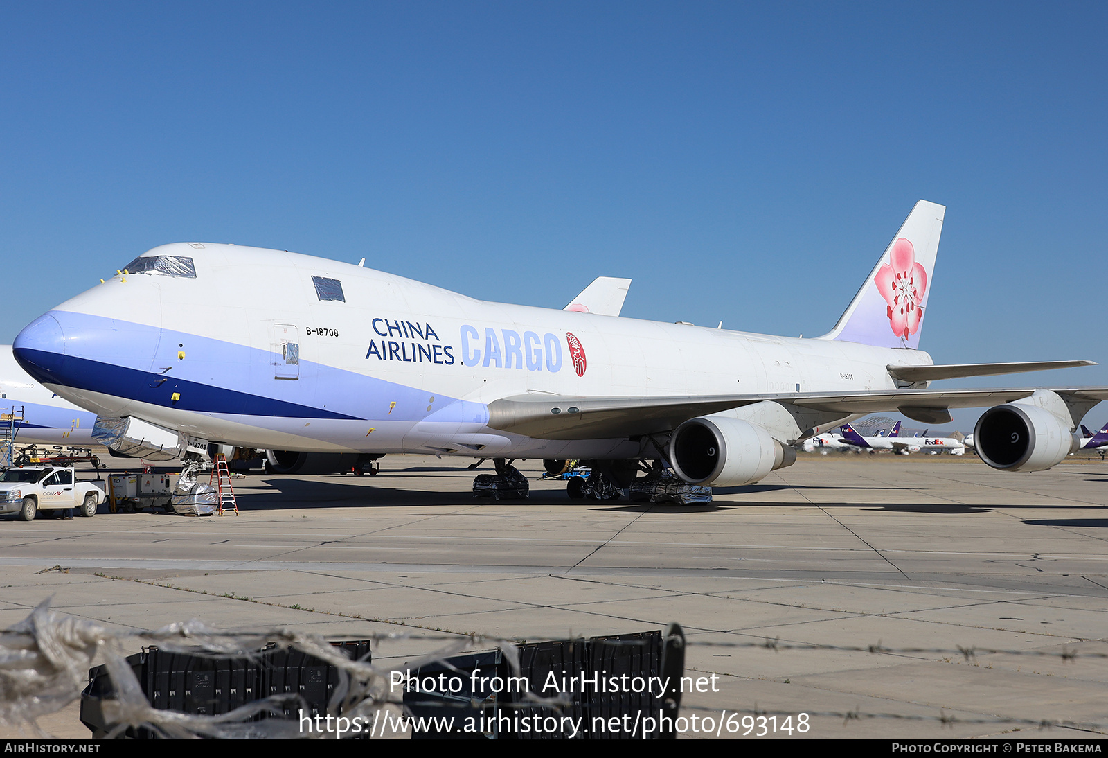 Aircraft Photo of B-18708 | Boeing 747-409F/SCD | China Airlines Cargo | AirHistory.net #693148