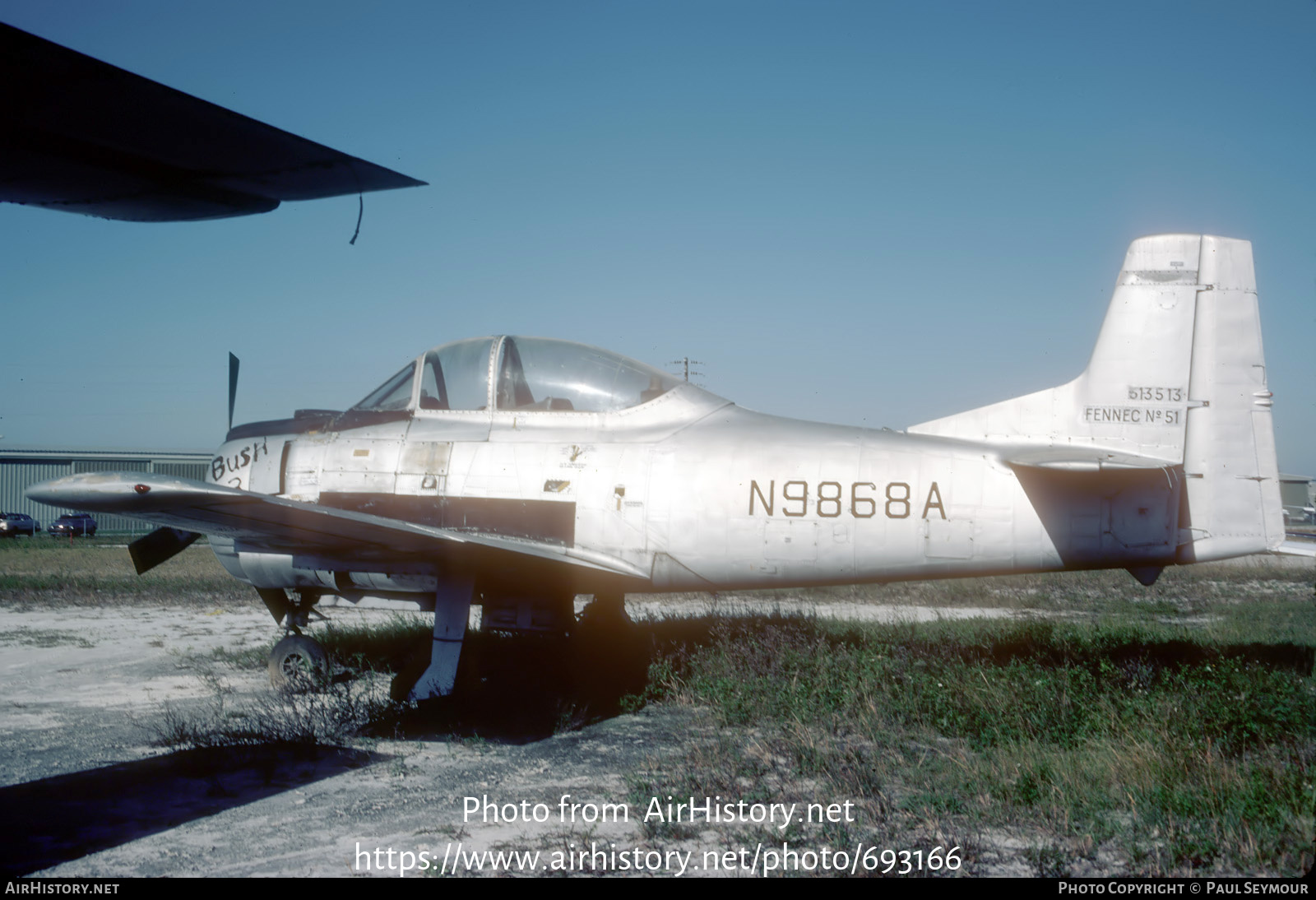 Aircraft Photo of N9868A / 513513 | North American T-28S Fennec | AirHistory.net #693166