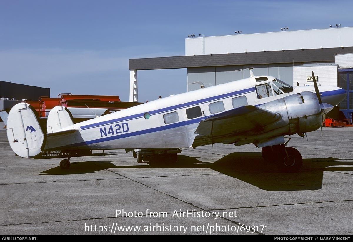 Aircraft Photo of N42D | Beech E18S-9700 | Methow Aviation | AirHistory.net #693171