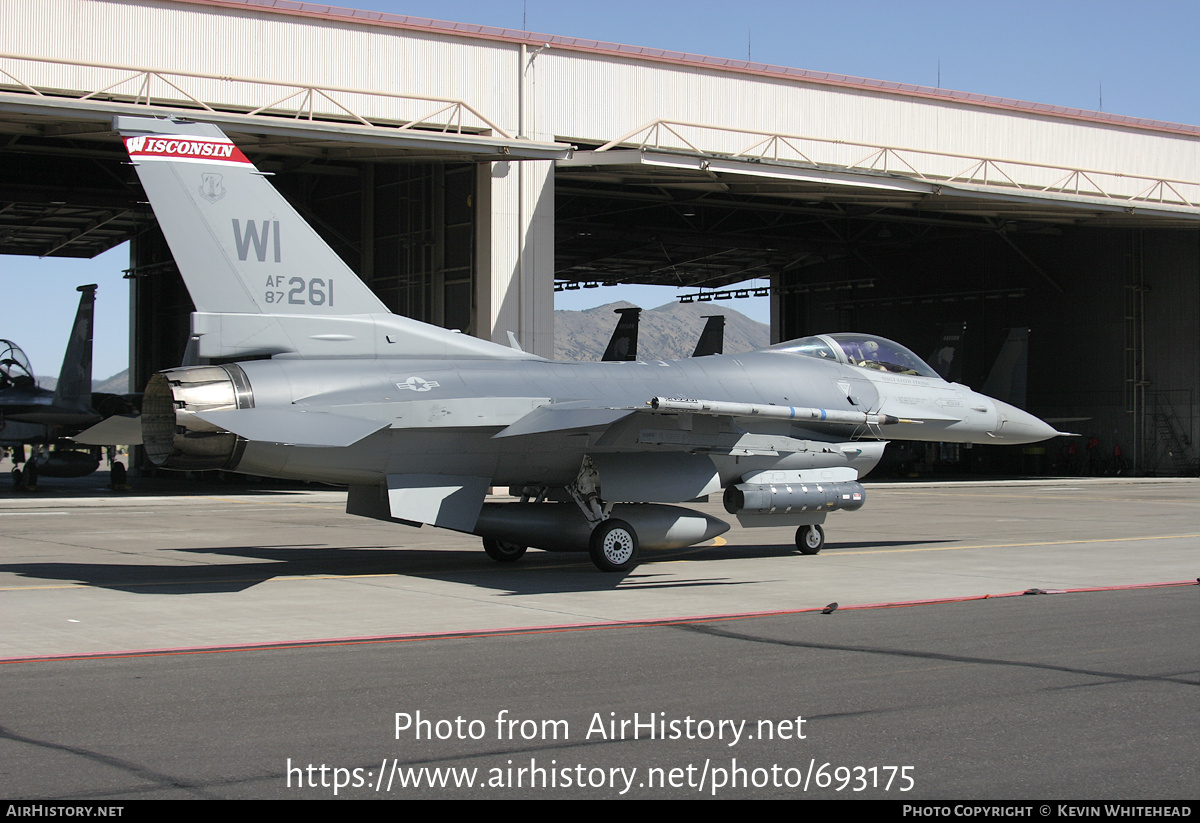 Aircraft Photo of 87-0261 / AF87-261 | General Dynamics F-16C Fighting Falcon | USA - Air Force | AirHistory.net #693175