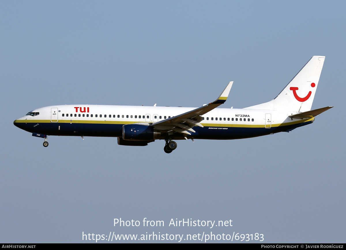 Aircraft Photo of N732MA | Boeing 737-81Q | TUI | AirHistory.net #693183