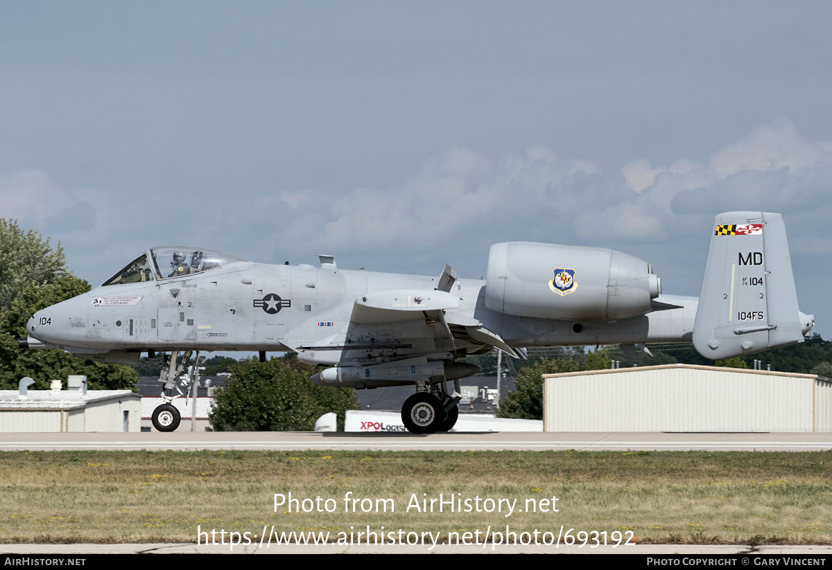 Aircraft Photo of 79-0104 / AF79-104 | Fairchild A-10C Thunderbolt II | USA - Air Force | AirHistory.net #693192