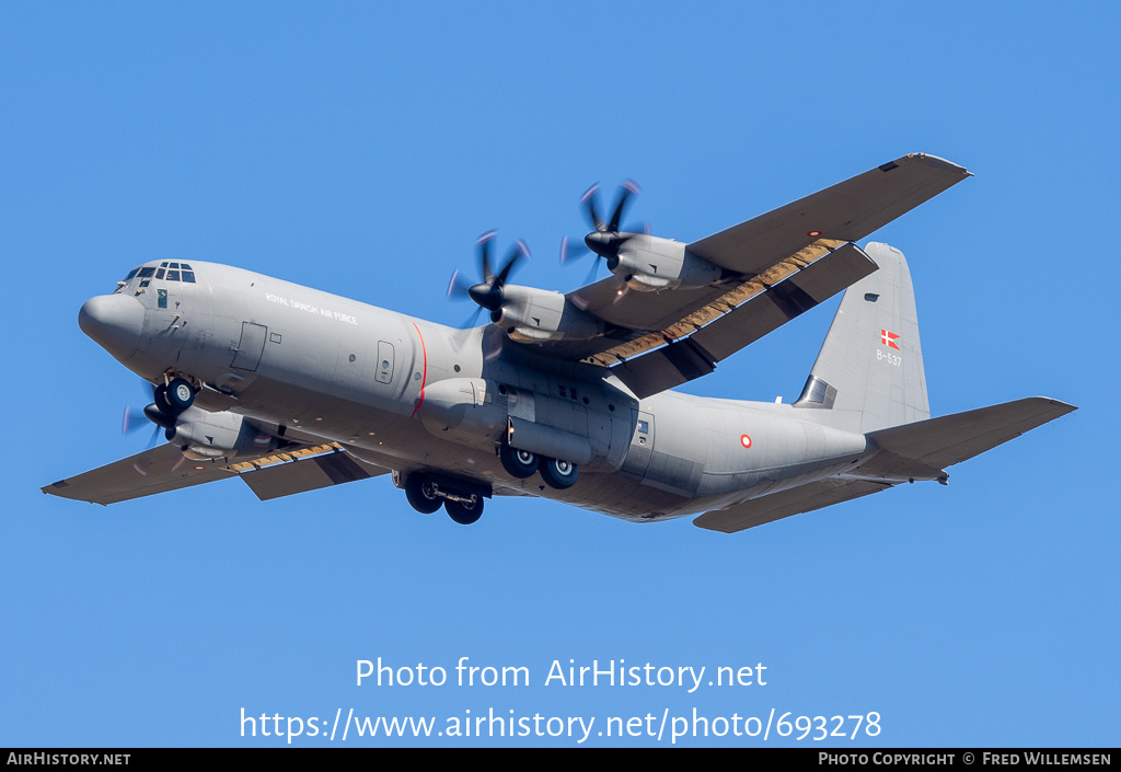 Aircraft Photo of B-537 | Lockheed Martin C-130J-30 Hercules | Denmark - Air Force | AirHistory.net #693278