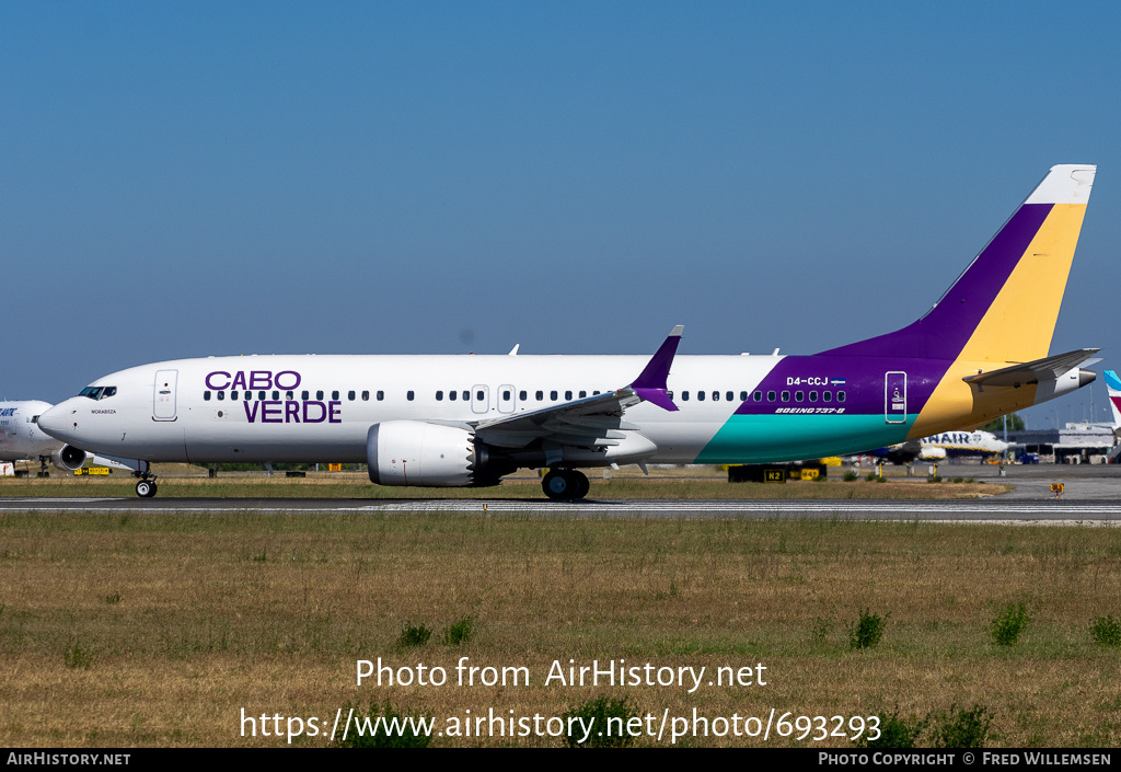 Aircraft Photo of D4-CCJ | Boeing 737-8 Max 8 | Cabo Verde Airlines | AirHistory.net #693293