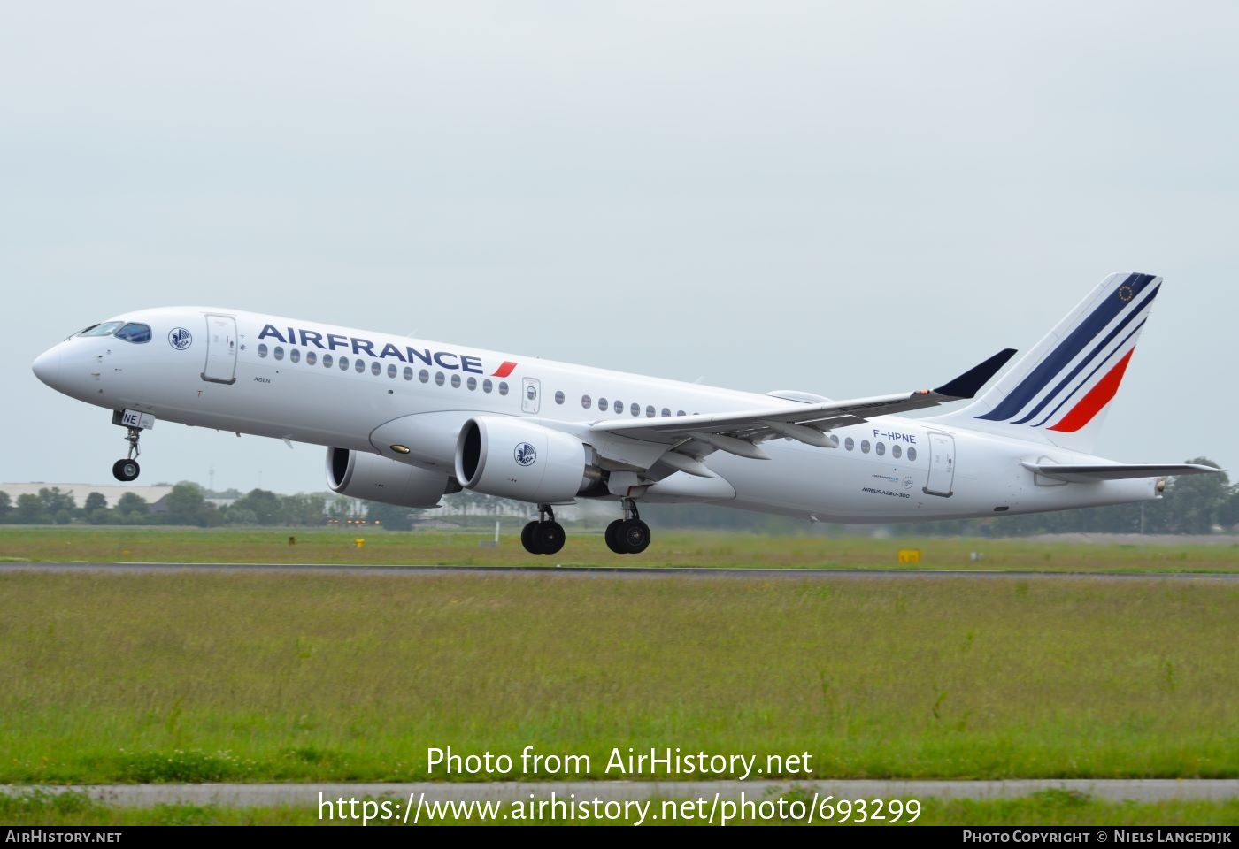 Aircraft Photo of F-HPNE | Airbus A220-371 (BD-500-1A11) | Air France | AirHistory.net #693299