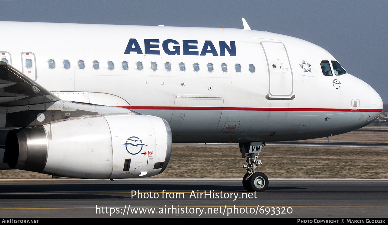 Aircraft Photo of SX-DVM | Airbus A320-232 | Aegean Airlines | AirHistory.net #693320