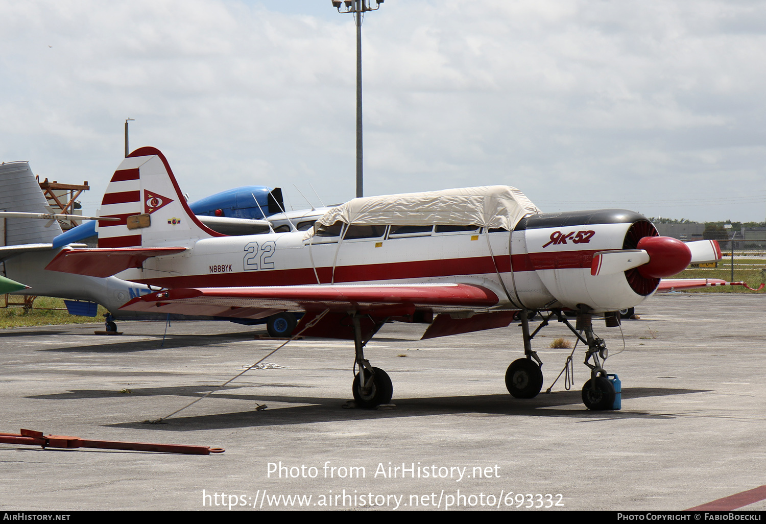 Aircraft Photo of N888YK | Yakovlev Yak-52 | AirHistory.net #693332