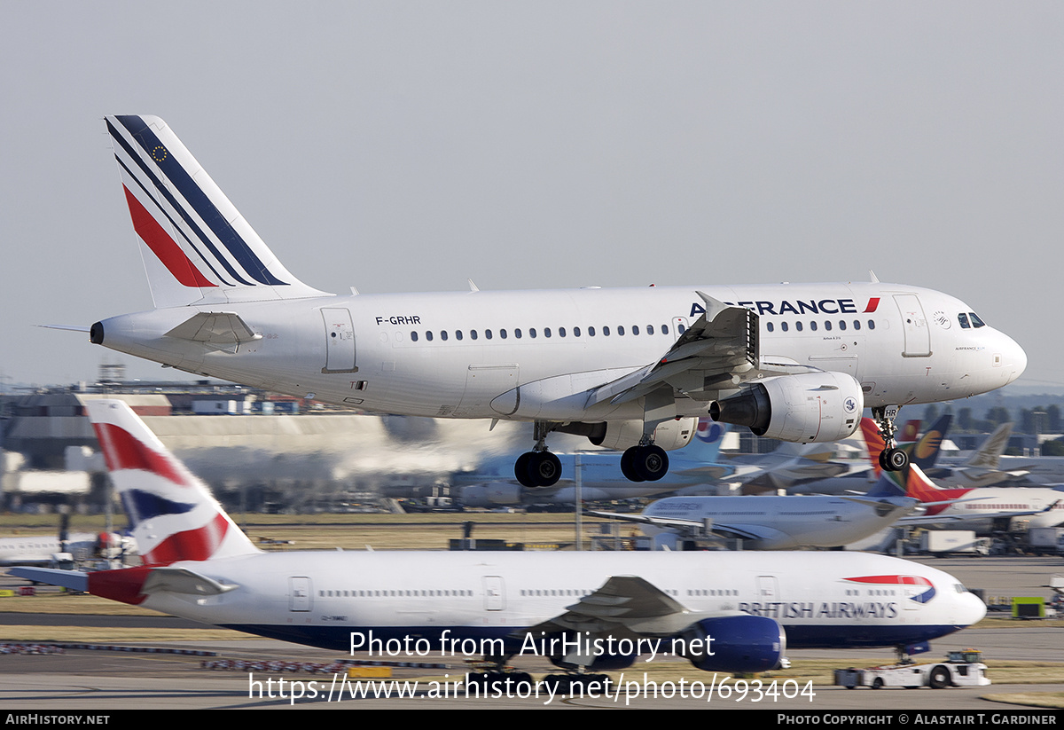 Aircraft Photo of F-GRHR | Airbus A319-111 | Air France | AirHistory.net #693404