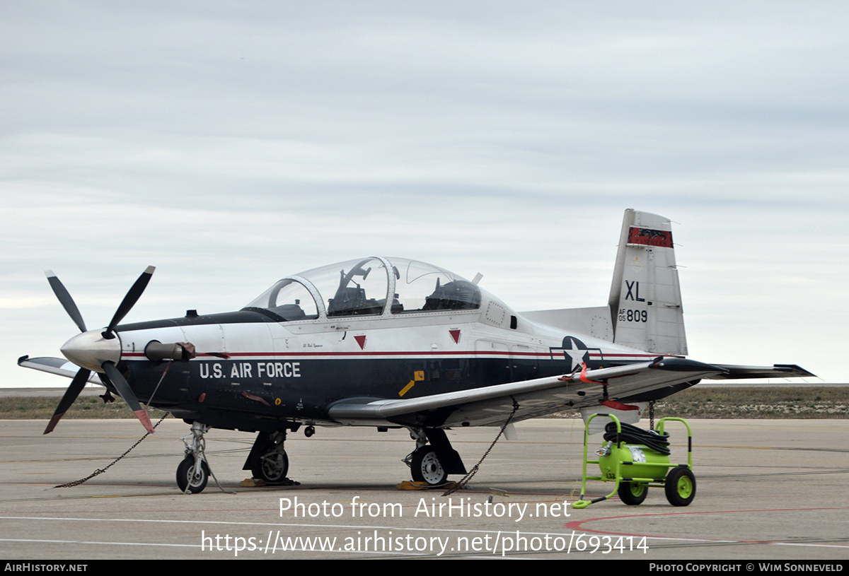 Aircraft Photo of 05-3809 / AF05-809 | Raytheon T-6A Texan II | USA - Air Force | AirHistory.net #693414