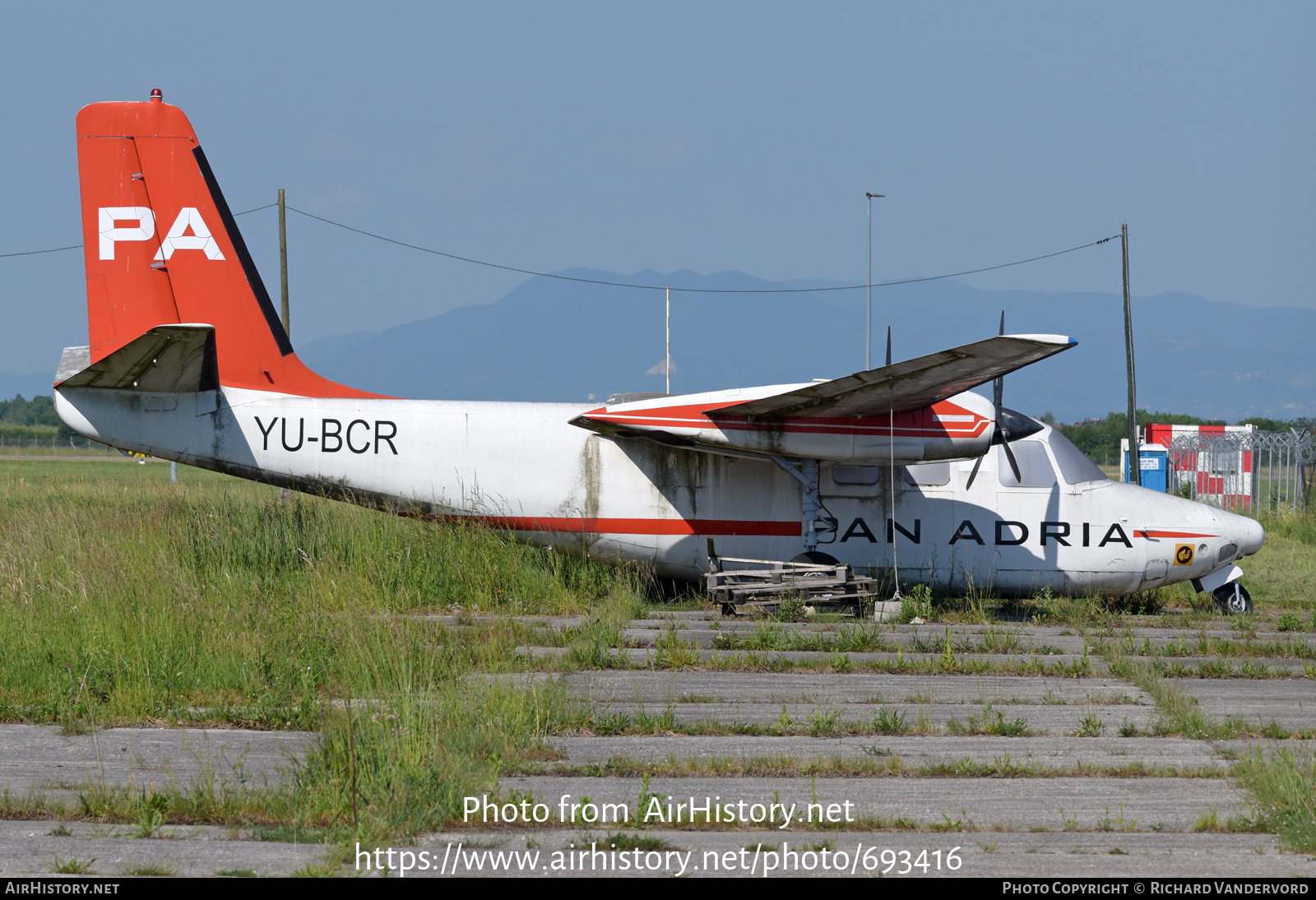 Aircraft Photo of YU-BCR | Aero Commander 500U Shrike Commander | Pan Adria Airways | AirHistory.net #693416