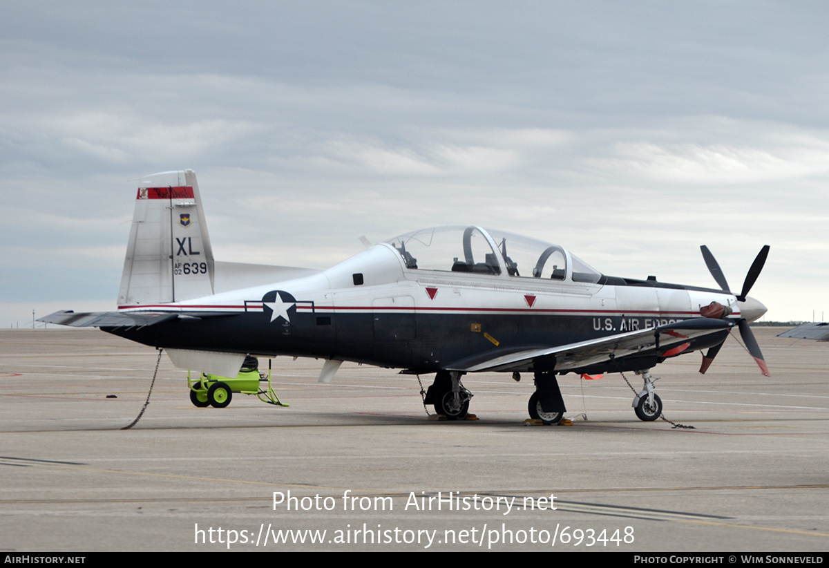 Aircraft Photo of 02-3639 / AF02-639 | Raytheon T-6A Texan II | USA - Air Force | AirHistory.net #693448