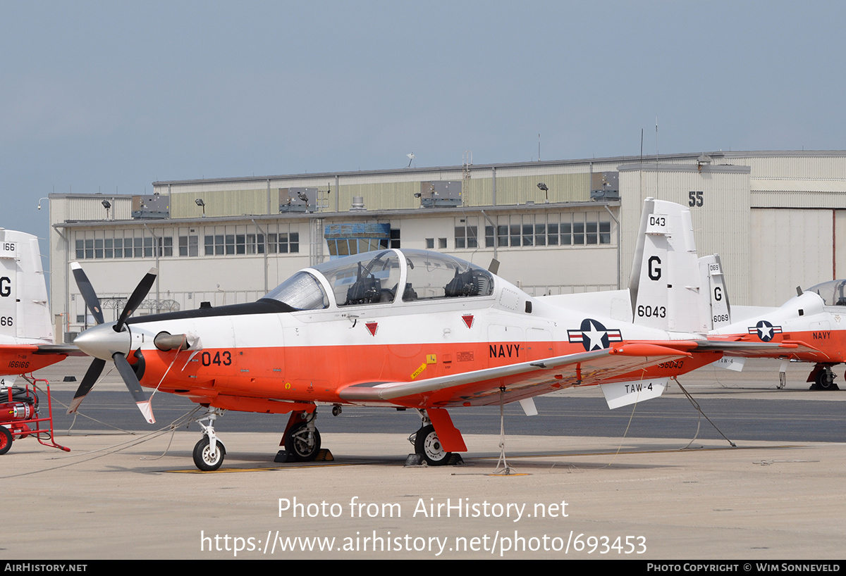 Aircraft Photo of 166043 | Hawker Beechcraft T-6B Texan II | USA - Navy | AirHistory.net #693453