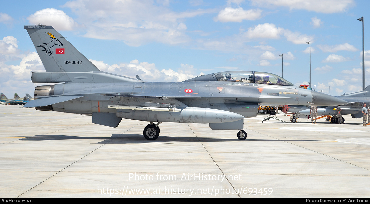 Aircraft Photo of 89-0042 | General Dynamics F-16DG Night Falcon ...