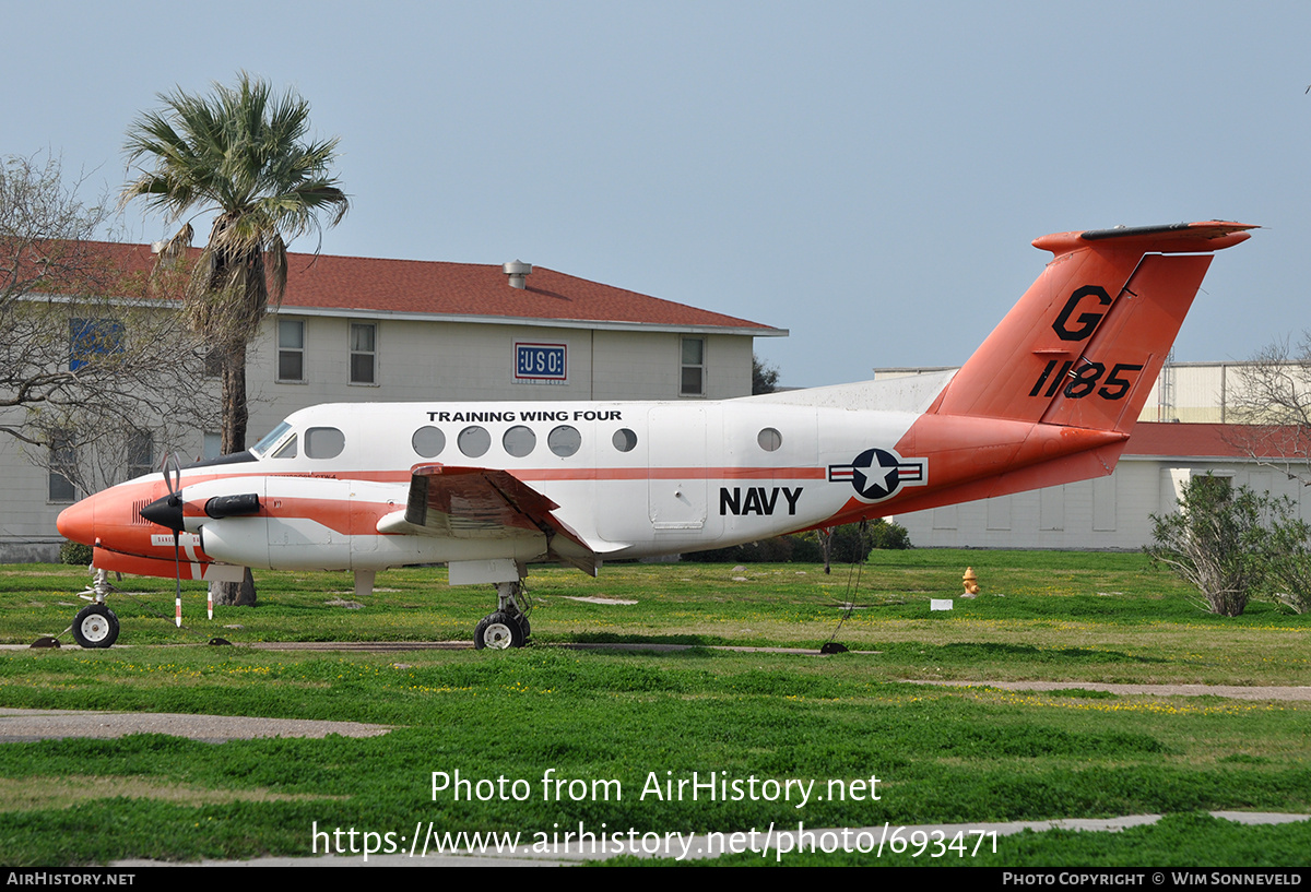 Aircraft Photo of 161185 / 1185 | Beech UC-12B Super King Air (A200C) | USA - Navy | AirHistory.net #693471