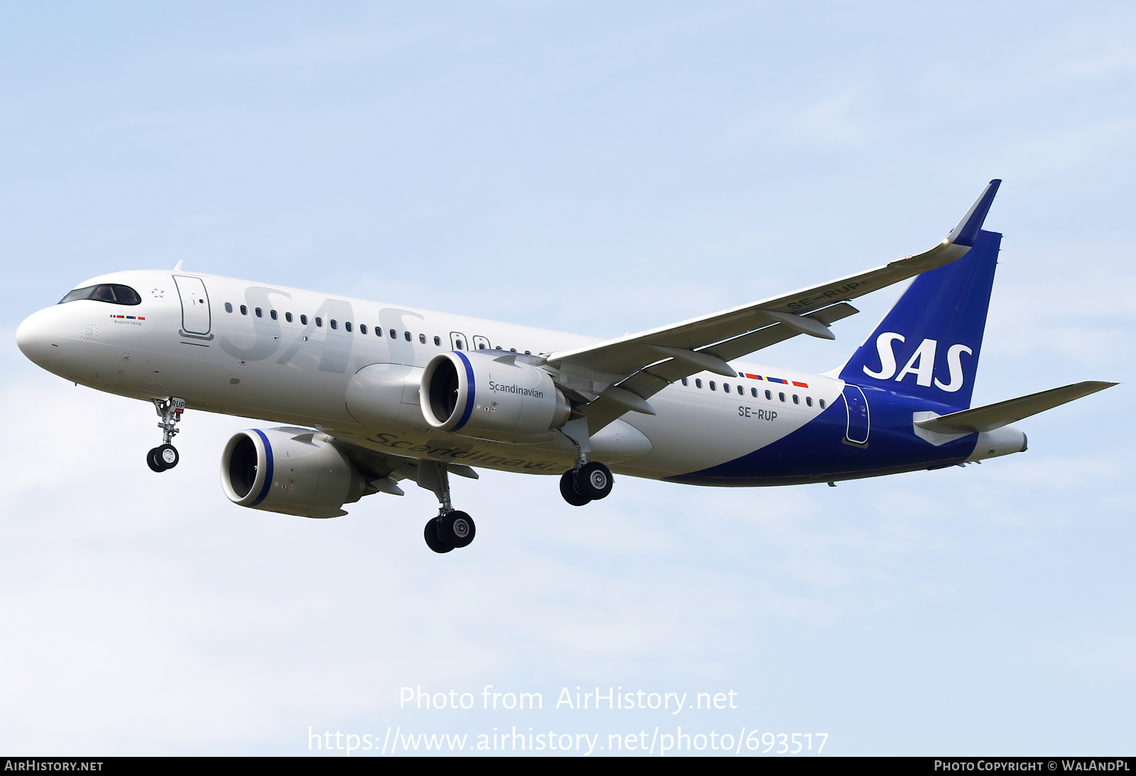 Aircraft Photo of SE-RUP | Airbus A320-251N | Scandinavian Airlines - SAS | AirHistory.net #693517