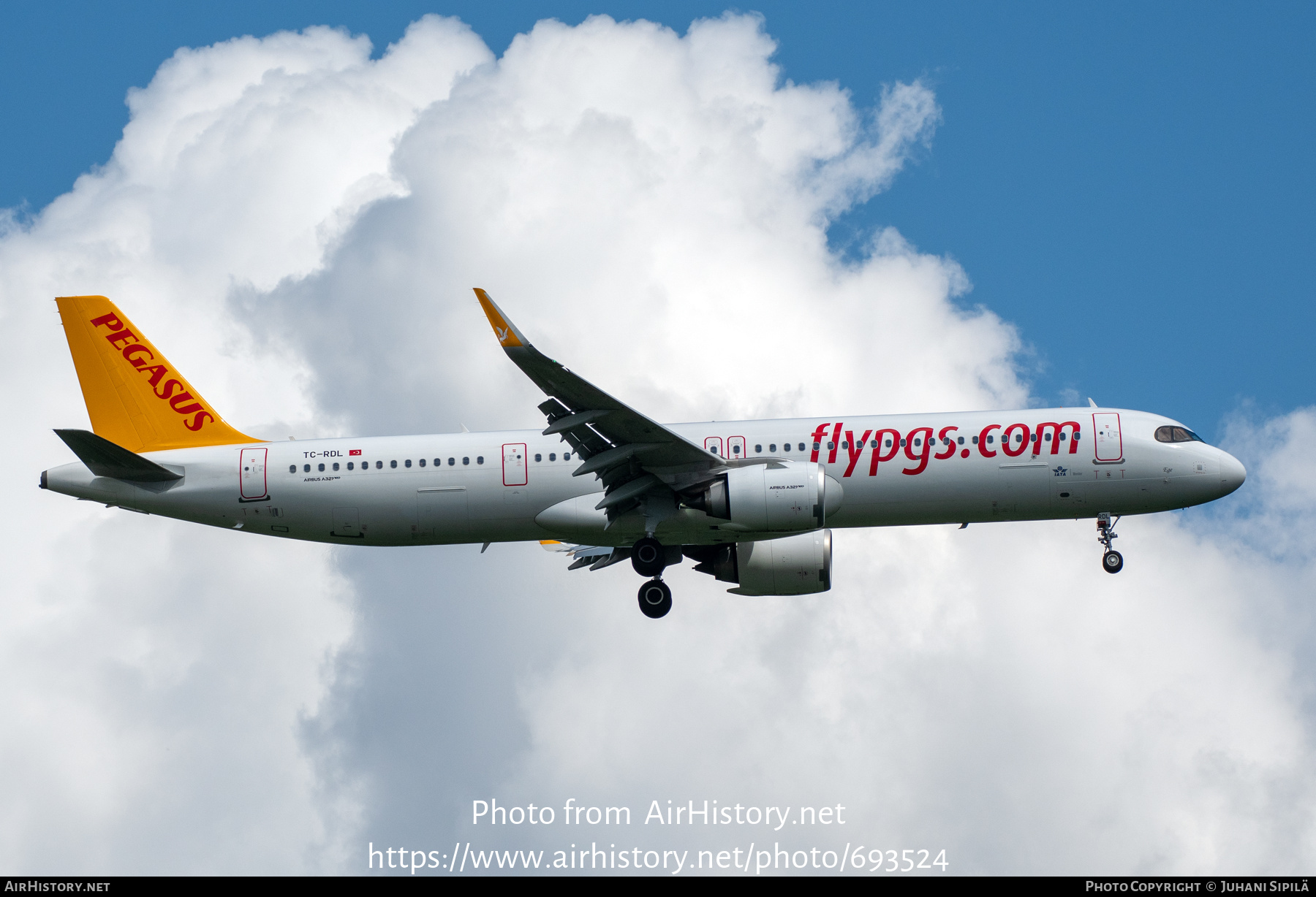 Aircraft Photo of TC-RDL | Airbus A321-251NX | Pegasus Airlines | AirHistory.net #693524