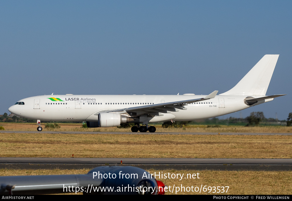 Aircraft Photo of CS-TCE | Airbus A330-203 | LASER - Líneas Aéreas de Servicio Ejecutivo Regional | AirHistory.net #693537