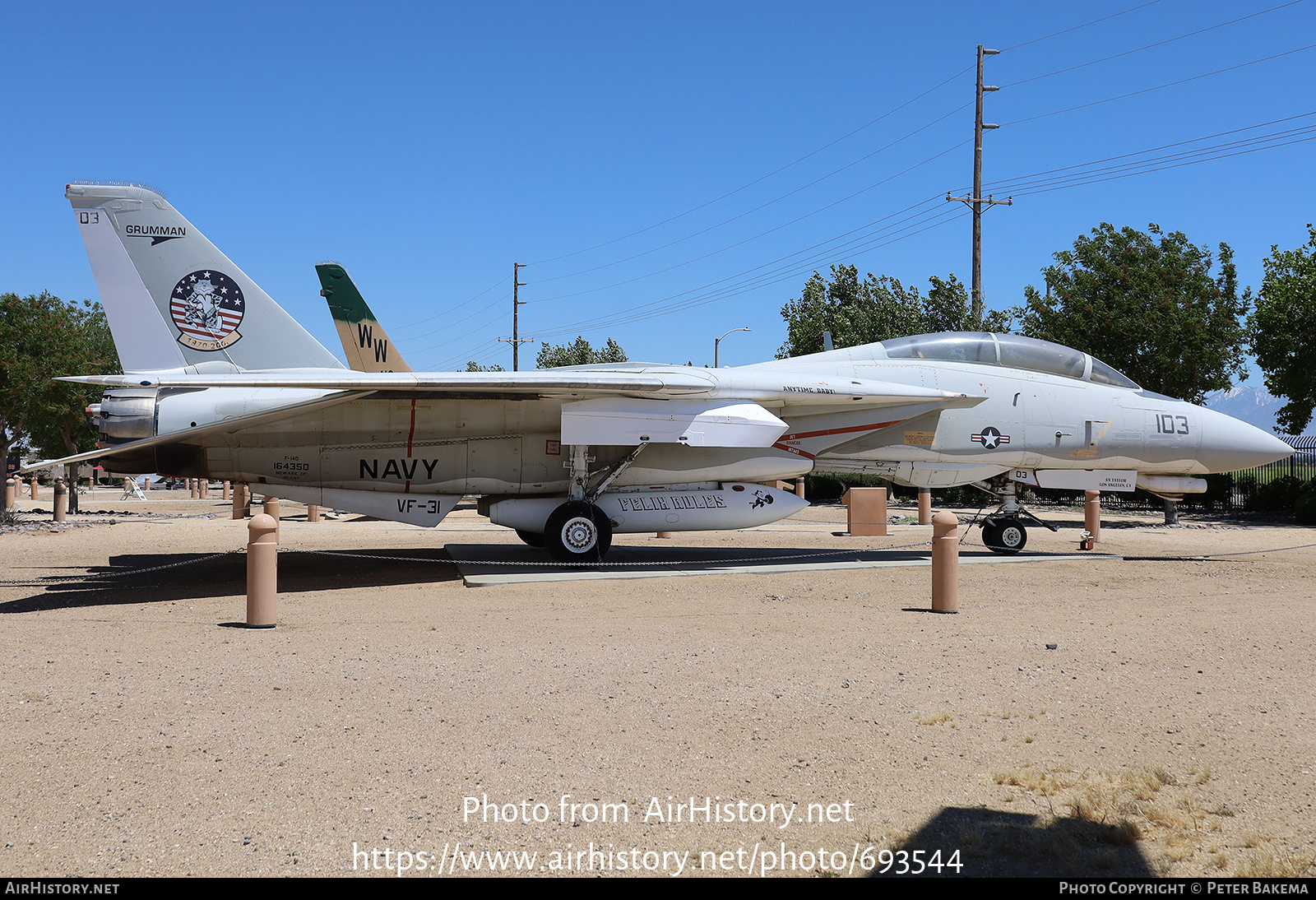 Aircraft Photo of 164350 | Grumman F-14D Tomcat | USA - Navy | AirHistory.net #693544