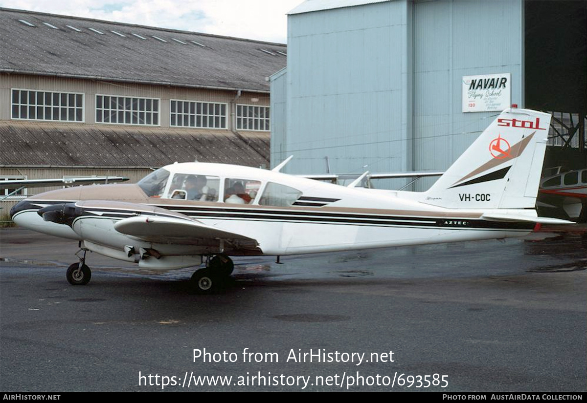 Aircraft Photo of VH-COC | Piper PA-23-250 Aztec C | STOL Commuters | AirHistory.net #693585