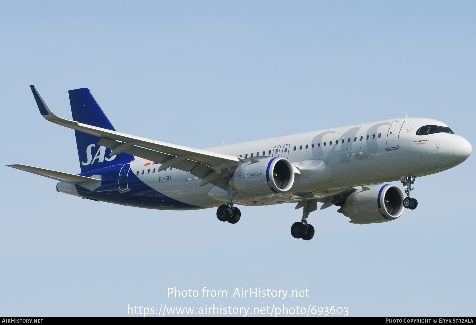 Aircraft Photo of EI-SIX | Airbus A320-251N | Scandinavian Airlines - SAS | AirHistory.net #693603