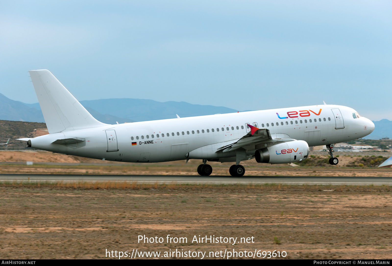 Aircraft Photo of D-ANNE | Airbus A320-232 | Leav Aviation | AirHistory.net #693610