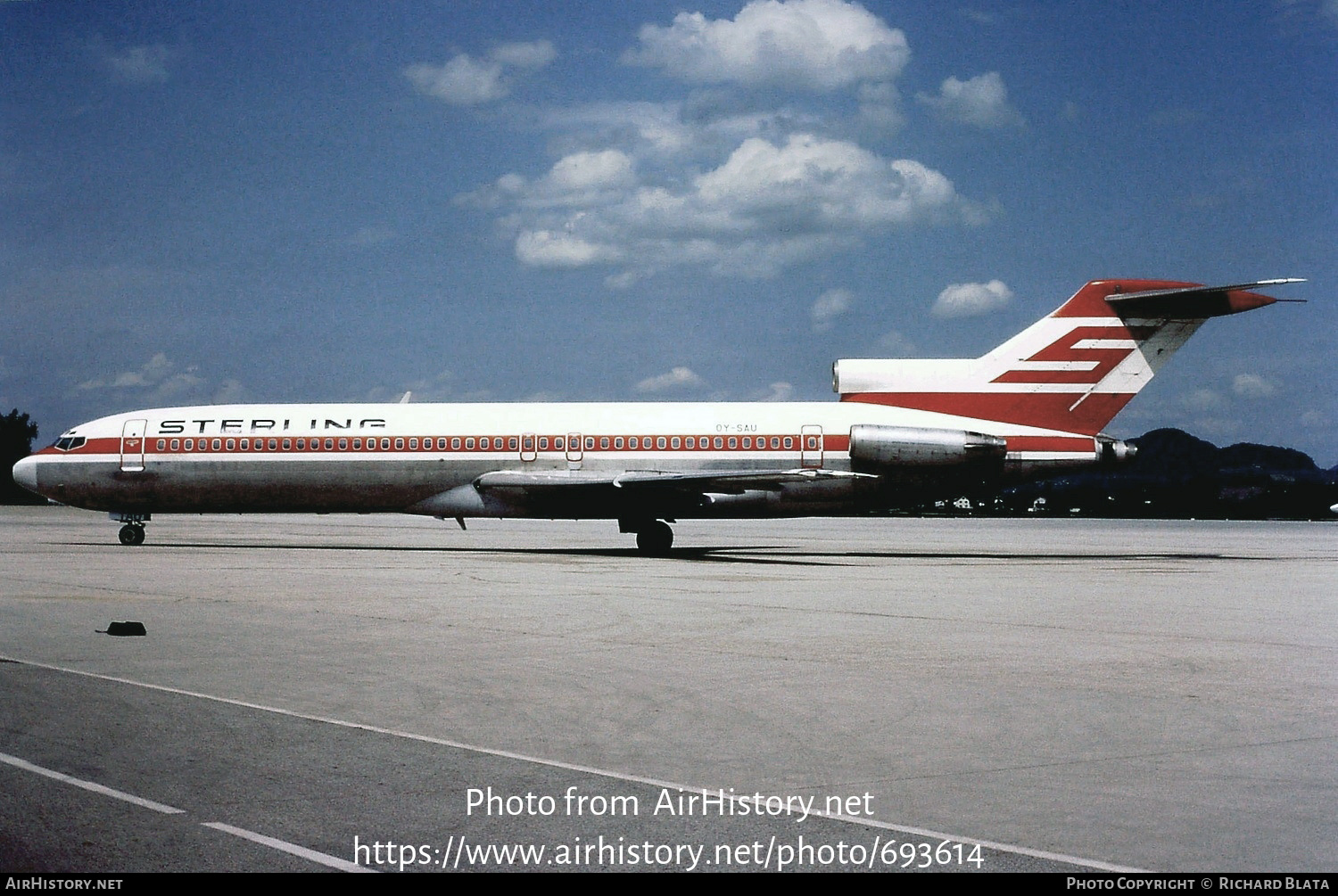 Aircraft Photo of OY-SAU | Boeing 727-2J4/Adv | Sterling Airways | AirHistory.net #693614