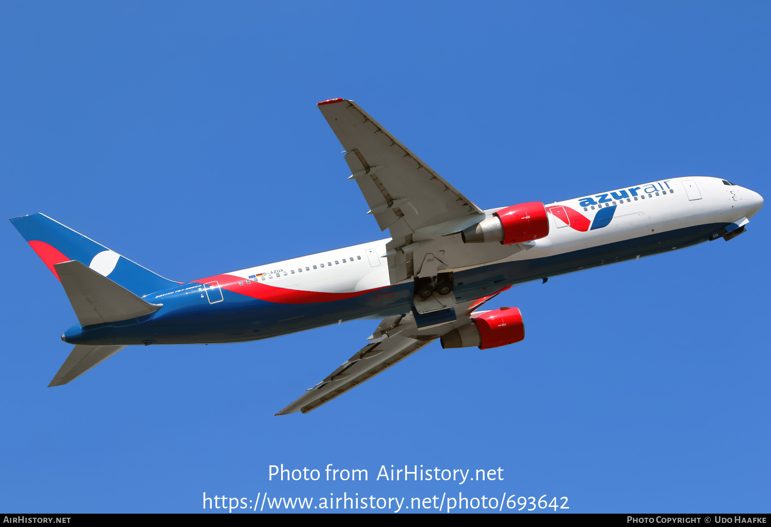 Aircraft Photo of D-AZUA | Boeing 767-375/ER | Azur Air | AirHistory.net #693642