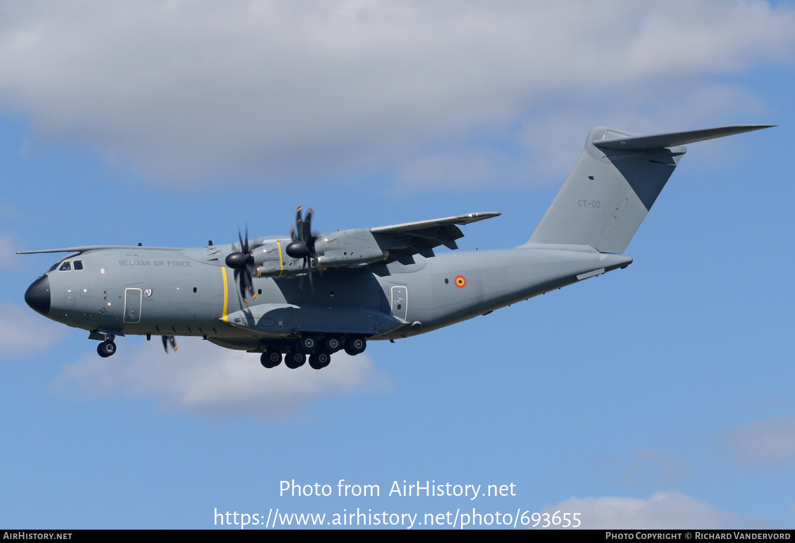 Aircraft Photo of CT-02 | Airbus A400M Atlas | Belgium - Air Force | AirHistory.net #693655