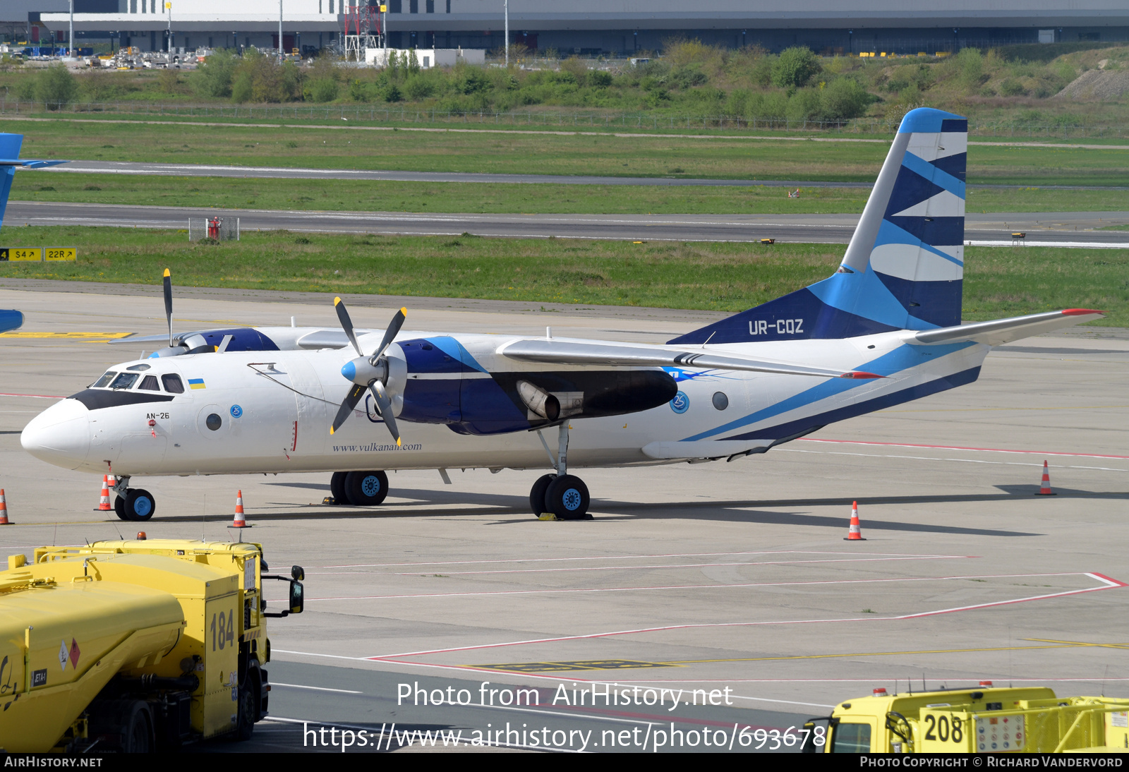 Aircraft Photo of UR-CQZ | Antonov An-26B | Vulkan Air | AirHistory.net #693678