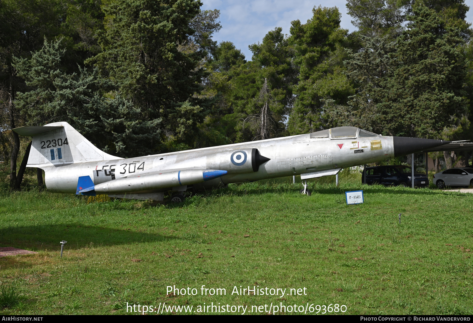 Aircraft Photo of 22304 | Lockheed F-104G Starfighter | Greece - Air Force | AirHistory.net #693680