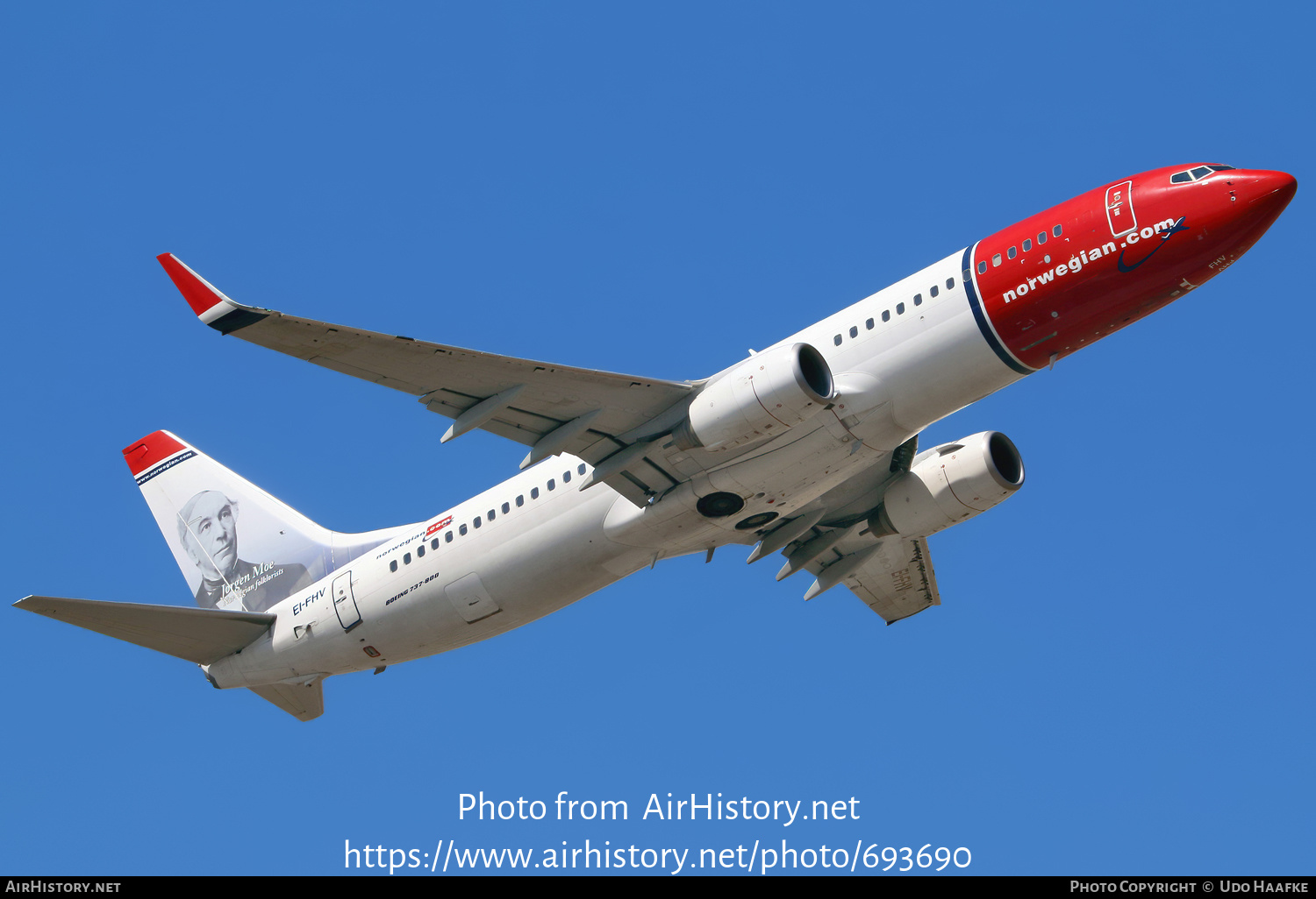 Aircraft Photo of EI-FHV | Boeing 737-8JP | Norwegian | AirHistory.net #693690