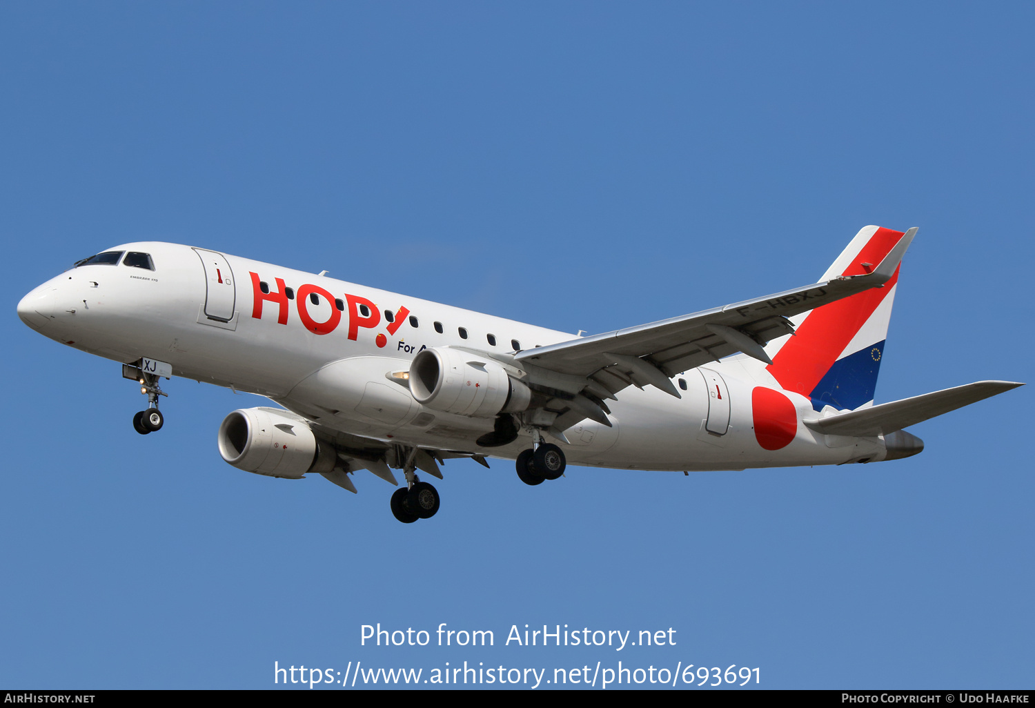 Aircraft Photo of F-HBXJ | Embraer 170STD (ERJ-170-100STD) | Hop! | AirHistory.net #693691