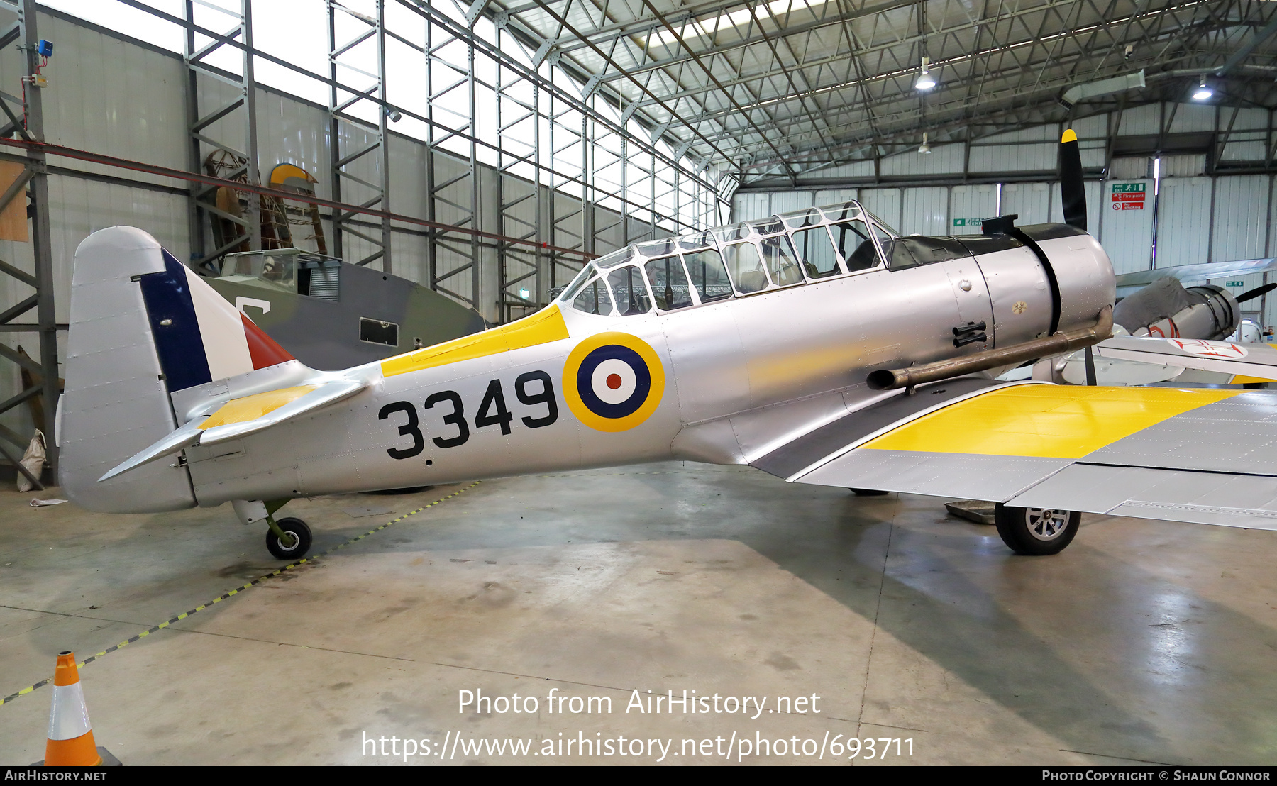 Aircraft Photo of G-BYNF / 3349 | North American NA-64 Yale | Canada - Air Force | AirHistory.net #693711