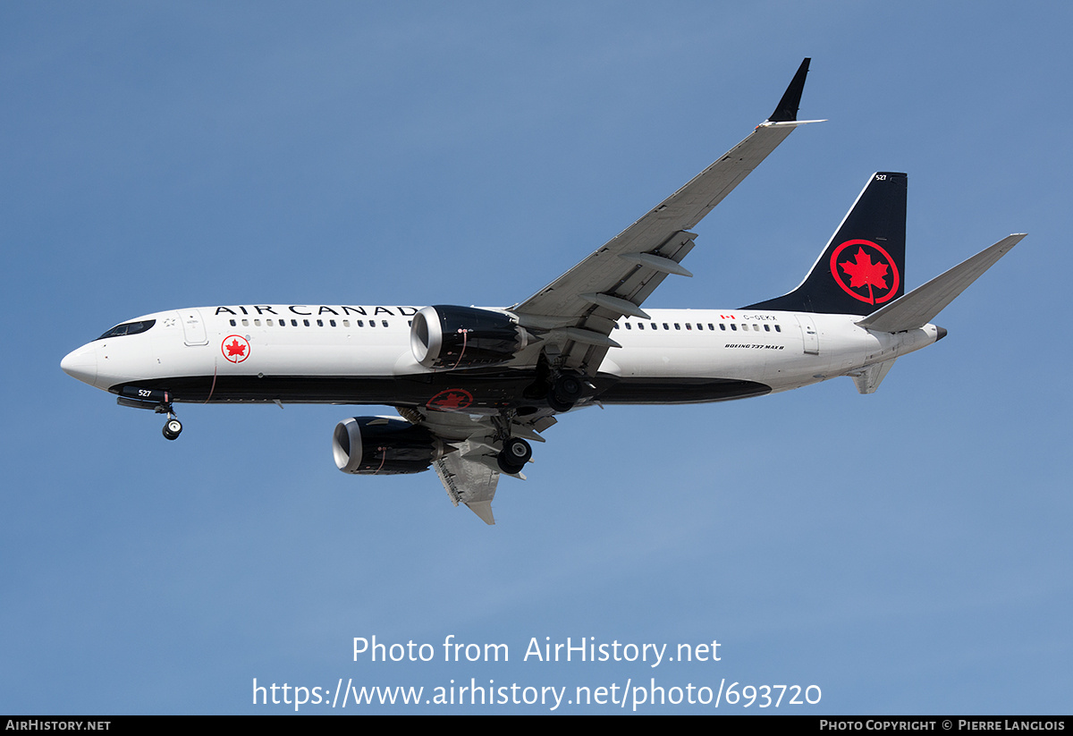 Aircraft Photo of C-GEKX | Boeing 737-8 Max 8 | Air Canada | AirHistory.net #693720