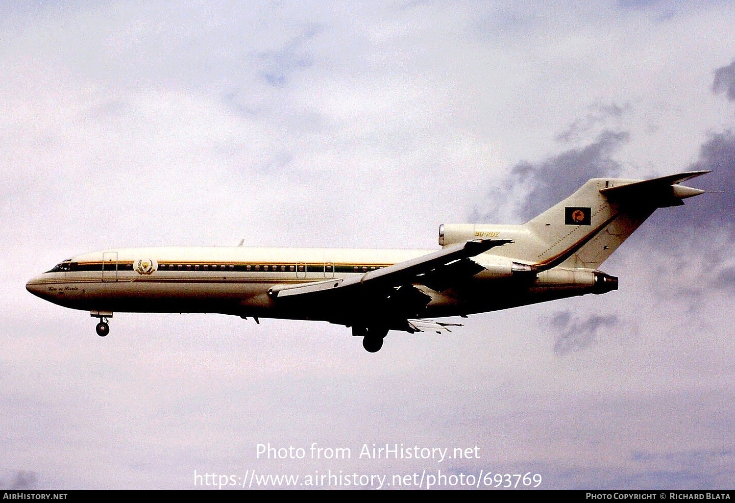 Aircraft Photo of 9Q-RDZ | Boeing 727-30 | Republique du Zaire | AirHistory.net #693769