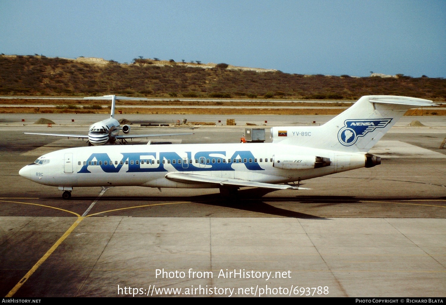 Aircraft Photo of YV-89C | Boeing 727-22 | Avensa - Aerovías Venezolanas | AirHistory.net #693788