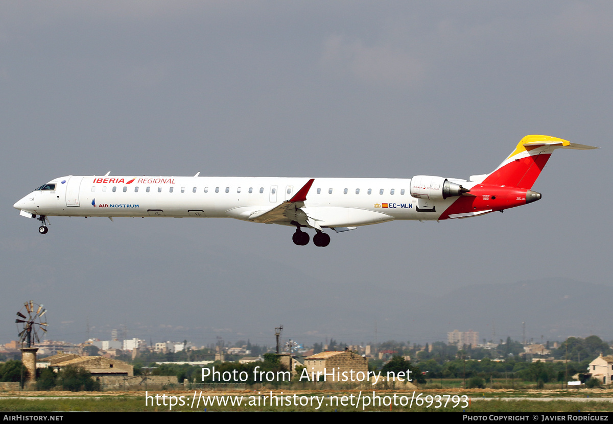 Aircraft Photo of EC-MLN | Bombardier CRJ-1000 (CL-600-2E25) | Iberia Regional | AirHistory.net #693793