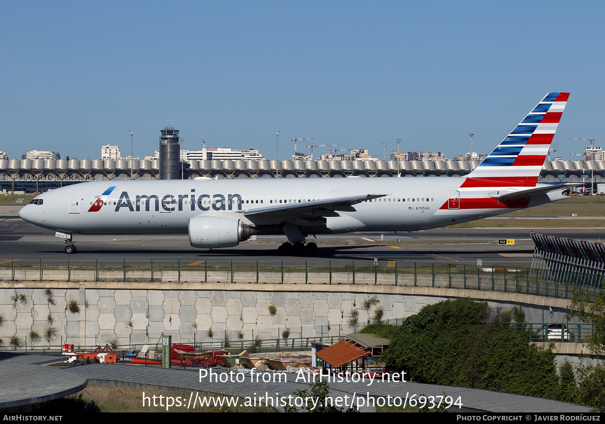 Aircraft Photo of N765AN | Boeing 777-223/ER | American Airlines | AirHistory.net #693794