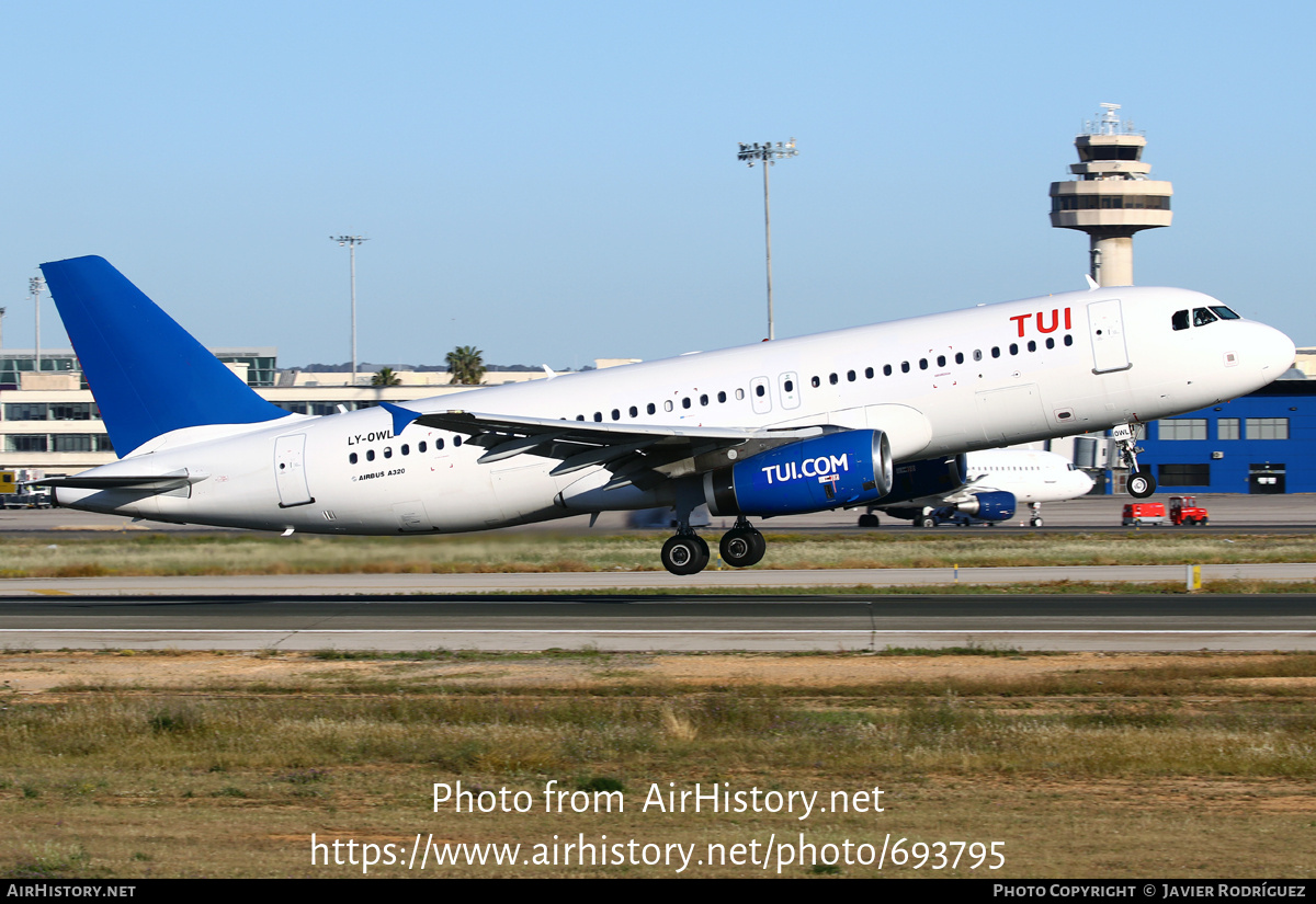 Aircraft Photo of LY-OWL | Airbus A320-232 | TUI | AirHistory.net #693795