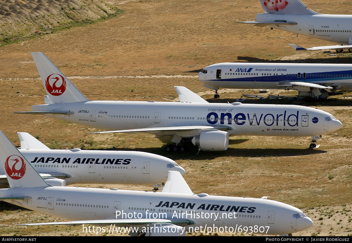 Aircraft Photo of JA708J | Boeing 777-246/ER | Japan Airlines - JAL | AirHistory.net #693807