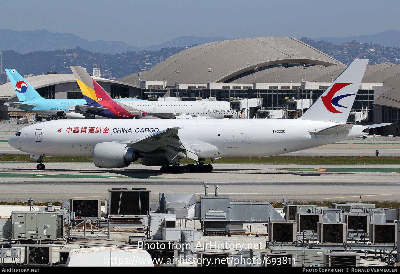 Aircraft Photo of B-222K | Boeing 777-F | China Cargo Airlines | AirHistory.net #693811