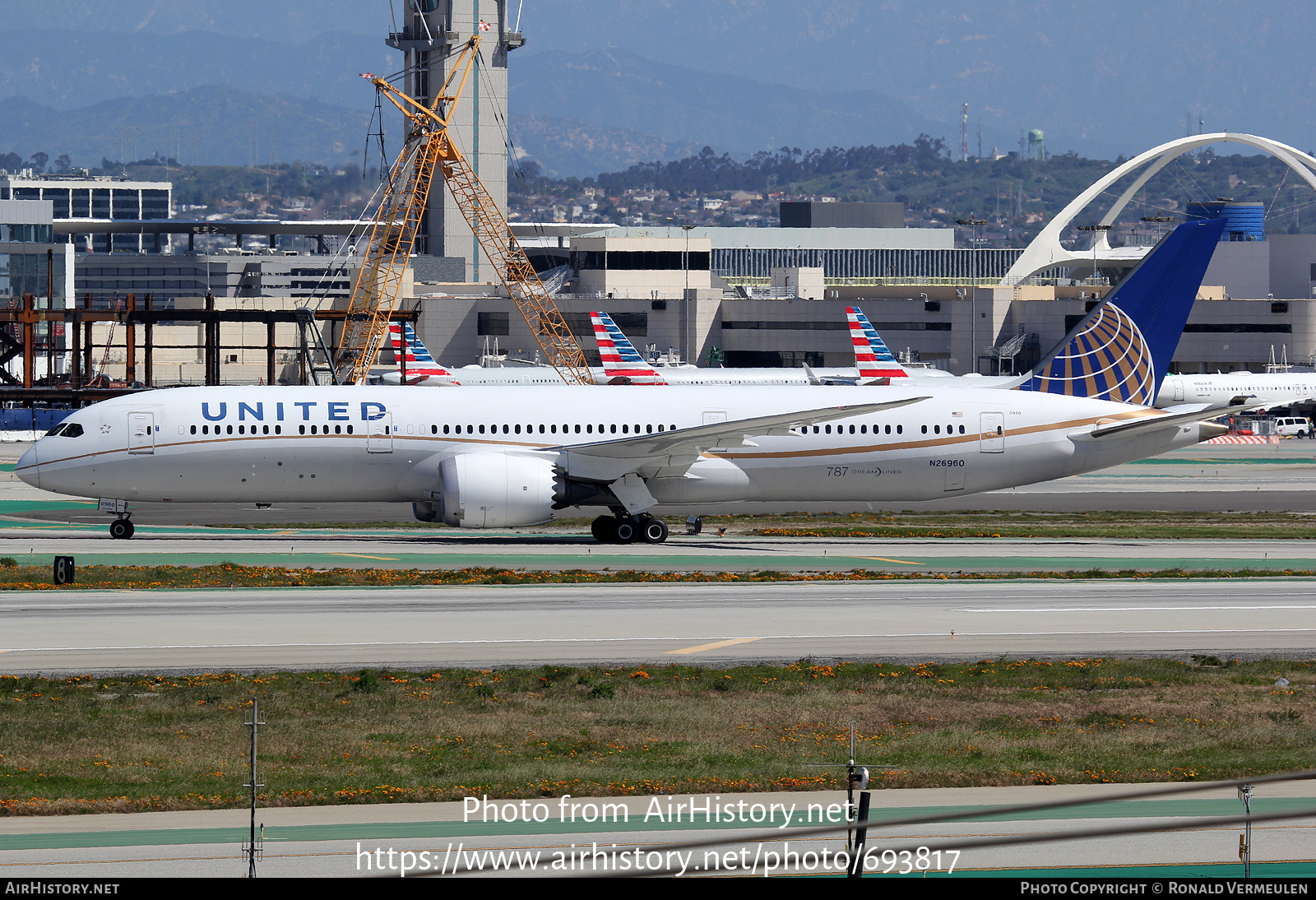 Aircraft Photo of N26960 | Boeing 787-9 Dreamliner | United Airlines | AirHistory.net #693817