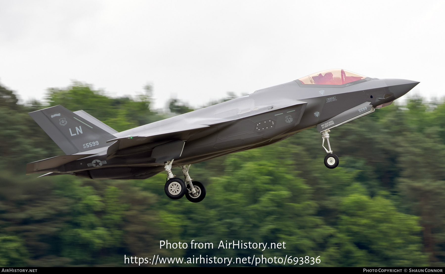 Aircraft Photo of 20-5599 / AF20-5599 | Lockheed Martin F-35A Lightning II | USA - Air Force | AirHistory.net #693836