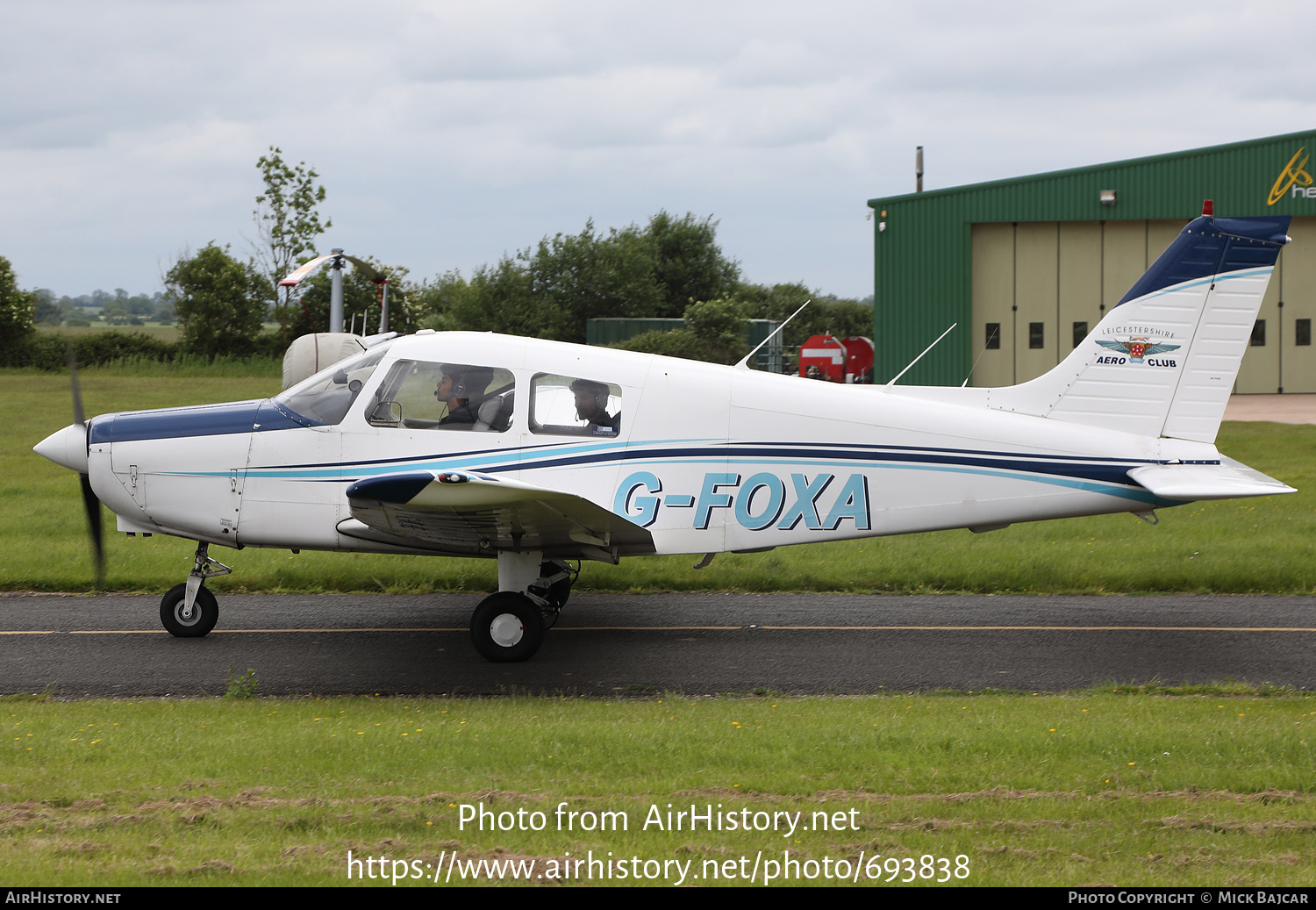 Aircraft Photo of G-FOXA | Piper PA-28-161 Cadet | Leicestershire Aero Club | AirHistory.net #693838