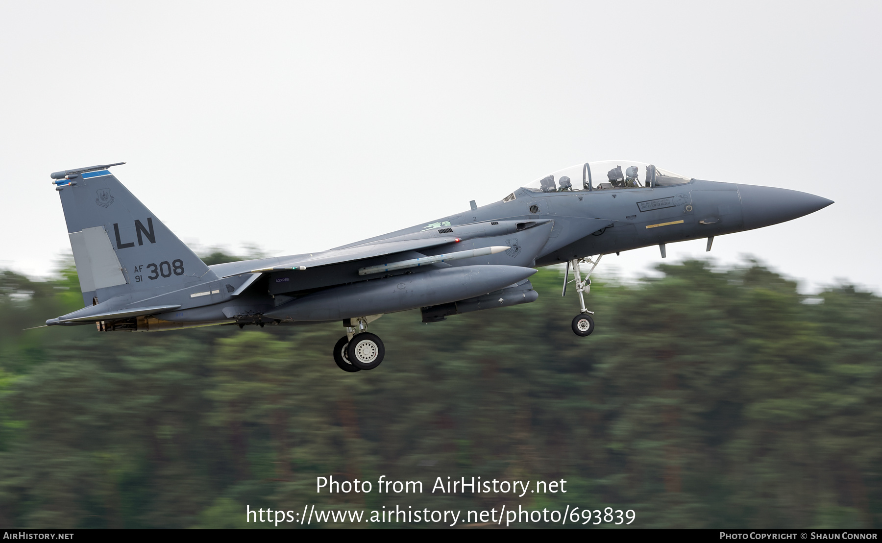 Aircraft Photo of 91-0308 / AF91-308 | McDonnell Douglas F-15E Strike Eagle | USA - Air Force | AirHistory.net #693839