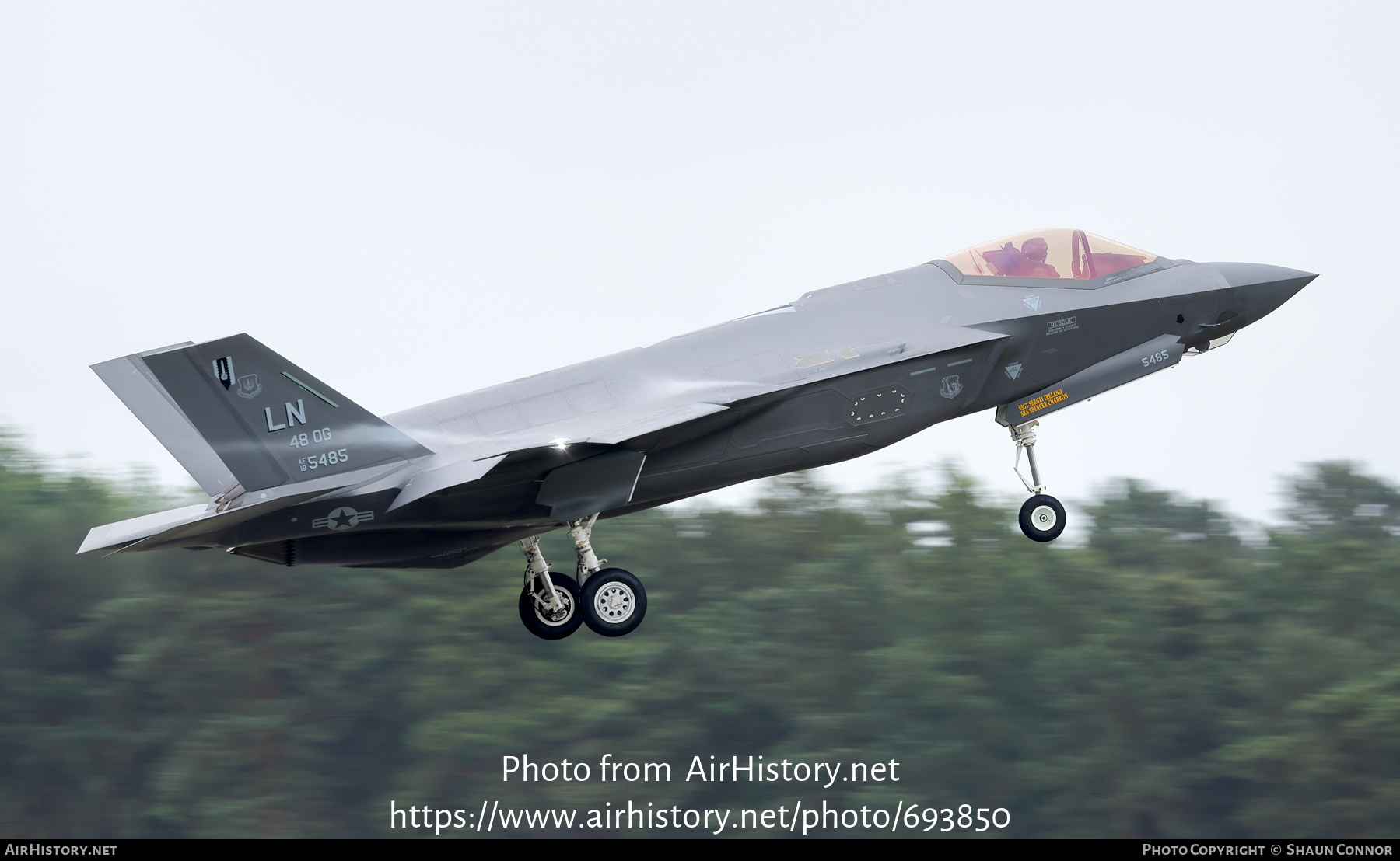 Aircraft Photo of 19-5485 / AF19-5485 | Lockheed Martin F-35A Lightning II | USA - Air Force | AirHistory.net #693850