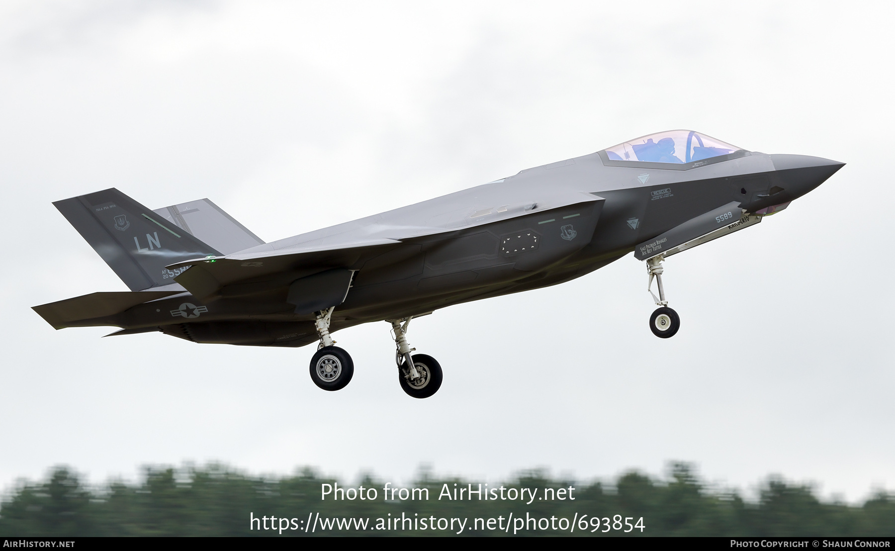 Aircraft Photo of 20-5589 / AF20-5589 | Lockheed Martin F-35A Lightning II | USA - Air Force | AirHistory.net #693854